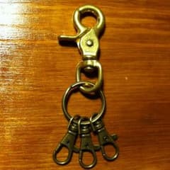 真鍮 ブラス ナスカン キーホルダーのサムネイル