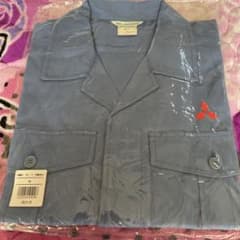 三菱重工　上　作業服　Mサイズ　綿夏長袖　Mのサムネイル