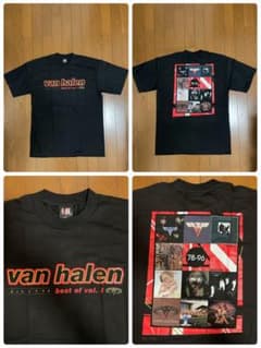 珍品 giant 90s Van Halen ヴァンヘイレン Tシャツ L - メルカリ