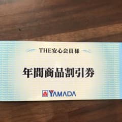 ヤマダ電機 3000円分 年間のサムネイル