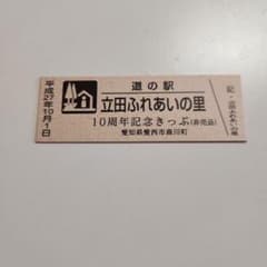 道の駅記念きっぷのサムネイル