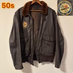 50s g1 mil-j-7823 (aer) 44 レザー フライトジャケット 50s g1 mil-j-7823 (aer) 44 レザー フライトジャケット - メルカリ
