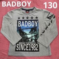 バッドボーイ BADBOY ロンT 長袖Tシャツ 130 グレー カットソーのサムネイル