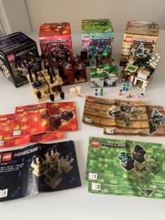 LEGO マインクラフト マイクロワールド 4種セットのサムネイル