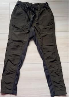 美品andWonderアンドワンダー 60/40 クロスリブパンツ　レディースS