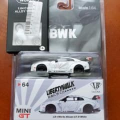 リバティーウォークGTR1/64ミニカー、ホイールセットのサムネイル