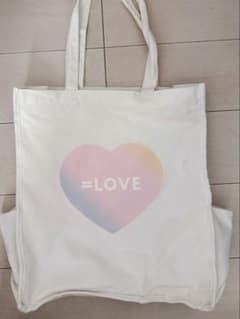 スクエア トートバッグ =LOVE イコールラブ イコラブ バッグ 中古品