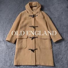 【XL】OLD ENGLAND ダッフルコート ヘリンボーン　ウール　英国製 英国製 オールドイングランド ダッフルコート フード ヘリンボーン