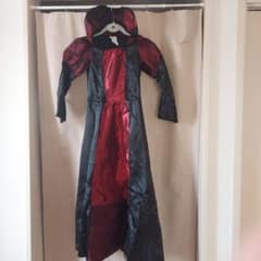 ハロウィンヴァンパイア風　子供用ドレス　130サイズのサムネイル