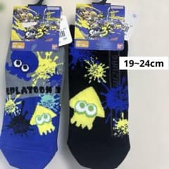 Brand new Splatoon 3 socks, 2 pairs, size 19-24cm, anonymous shipping.
