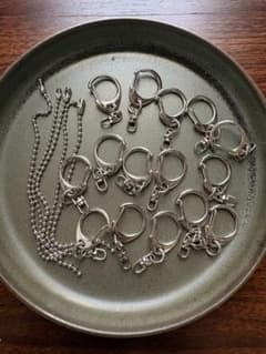 キーホルダー金具セット ナスカン ボールチェーンのサムネイル