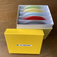 ル・クルーゼ　ミニ・ラウンド　小皿　5枚セット　新品未使用のサムネイル