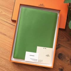 箱 購入店カード付 エルメス グローブトロッター 手帳カバー 