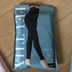PELTHY RESET LEGGINGS Lサイズ ブラックのサムネイル