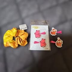 たべっ子どうぶつ まえがみクリップ シュシュセット