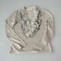 Thumbnail of 【美品】アナイ ANAYI フリル　ブラウス 長袖 上品　Ｓ