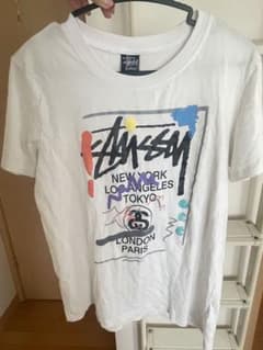 Stussy XL ホワイト Tシャツ グラフィックプリントのサムネイル
