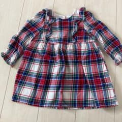 チェックワンピース  90cmのサムネイル