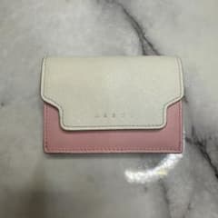 MARNI 三つ折り財布 ホワイト/ピンクのサムネイル