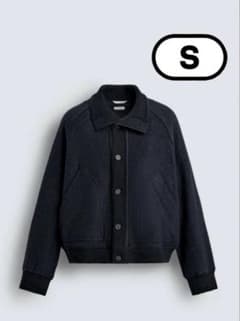 リブ襟切り替えジャケット ZARA sサイズ - メルカリ