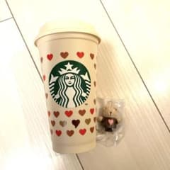 バレンタイン　スターバックス　リユーザブルカップ＆ドリンクホールキャップのサムネイル