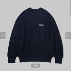 Ennoy サイズXLNavy MERINO WOOL SWEATERのサムネイル