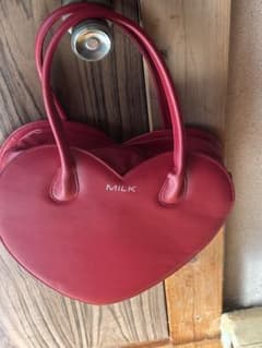 MILK ハート型赤いハンドバッグのサムネイル