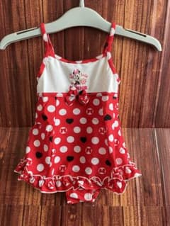 水着　ミニーちゃん　ワンピース　100cmのサムネイル