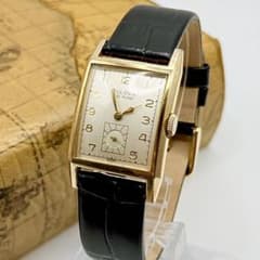 ブローバ 10金張 1960年製 手巻き スモセコ レクタンギュラー メンズ