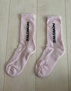 Brand new pair of Salomon EVERYDAY CREW socks, pink, size S.
