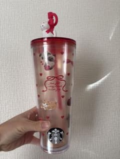《スターバックス》バレンタイン2026コールドカップタンブラーキャット710mlのサムネイル