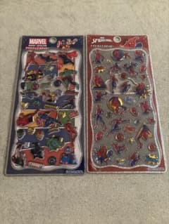 MARVEL 스파이더맨 쁘띠 드롭 스티커 2종 세트