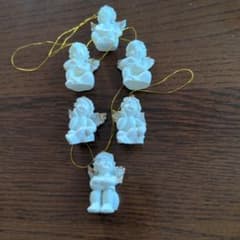 ミニ 天使 オーナメント セット 高さ約3cm エンジェル 置物 飾りのサムネイル