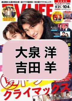 TV LIFE 【大泉洋 吉田羊】切り抜き - メルカリ