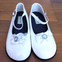 女の子 フォーマル靴 白 19，5cm20cmのサムネイル