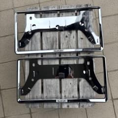 SUZUKI ナンバーフレーム 2枚セットのサムネイル
