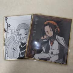 SHAMAN KING 아사쿠라 잎 공산 안나 신작 미니 색종이