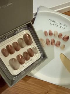 EVERNAIL K Apple Rose Tea オーバルミディアム L