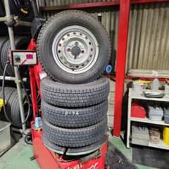 145/80R12 80/78 スタッドレス スズキ純正鉄ホイール付き4本 - メルカリ