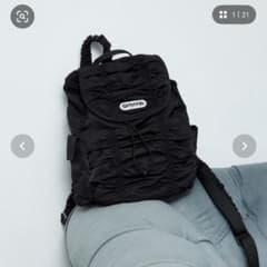 OUTDOOR PRODUCTS シャーリング ミニリュック ブラックのサムネイル