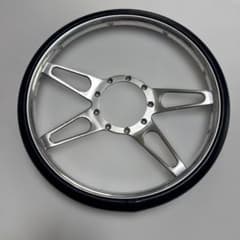 LECARRA BIKE Ⅱステアリング レカラ バイク2 ポリッシュ アメ車 LECARRA BIKE Ⅱステアリング レカラ バイク2 ポリッシュ アメ車