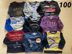 トレーナー　男の子　100cm　まとめ売り　9枚のサムネイル