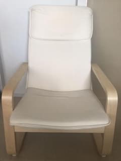 【お値下げ！】IKEA アームチェア PELLO 白のサムネイル