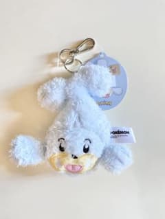 韓国限定 ポケモン パウワウ ふわふわ ぬいぐるみ キーリング キーホルダーのサムネイル