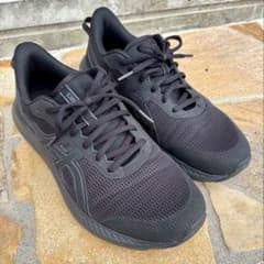 【美品】ASICS LOLT5 ランニングシューズ 28cm 4E 黒 通気性◎