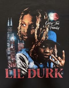 LIL DURK グラフィックTシャツ XLARGE ブラックのサムネイル