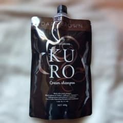 KUR0 ダークブラウン クリームシャンプー 400g KURO ダークブラウン クリームシャンプー 400g✕3個 KURO クロ