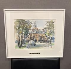 田中進　赤レンガ　水彩画 田中進 赤レンガ 水彩画 - メルカリ