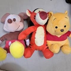 ディズニー ぬいぐるみ 2種セット（ミッキー・プーとティガーのペアぬいぐるみ）のサムネイル
