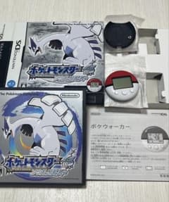 【完品】DS ポケットモンスター　ソウルシルバー　ポケウォーカー付きのサムネイル